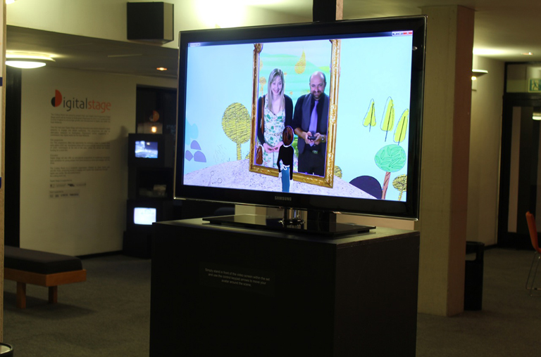 Mirror on the screen 