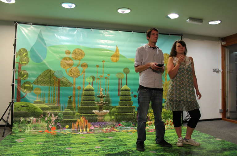 Mirror on the screen